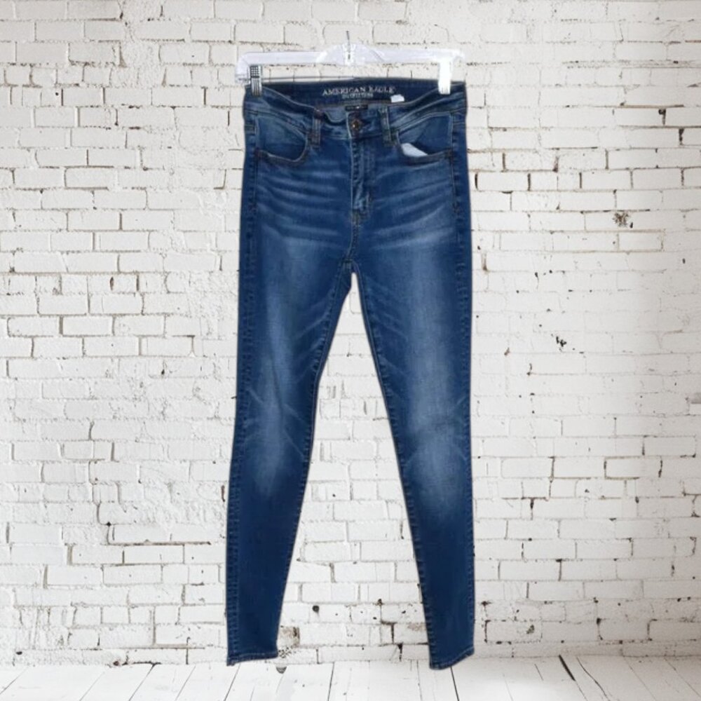 American Eagle Outfitters Super Stretch X Hi-Rise Jegging Jeans Pants AEO